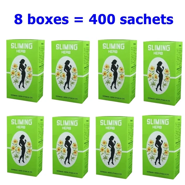 Dieta herbal alemana té quema grasa calce ajustado control de peso laxante desintoxicación 400 piezas
