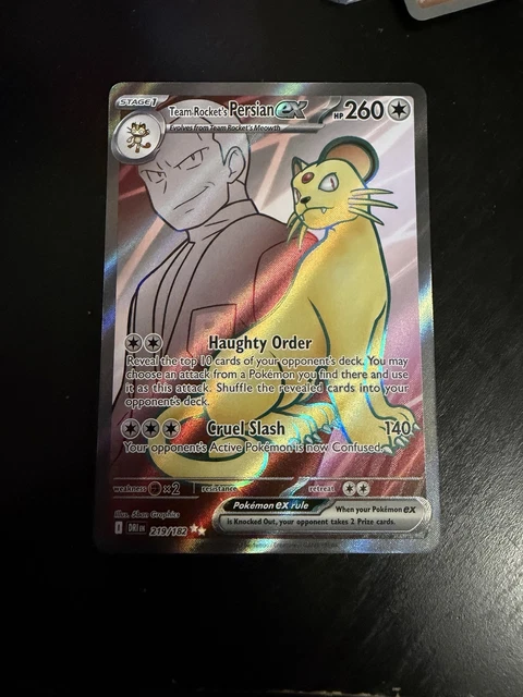 219 182 pokemon card POKÉMON TCG TEAM Rockets Persian EX Full Art 219/182 Destined Rivals Ultra Rare $5.99 When Pokemon Pokemon - Garchomp ex 219/182