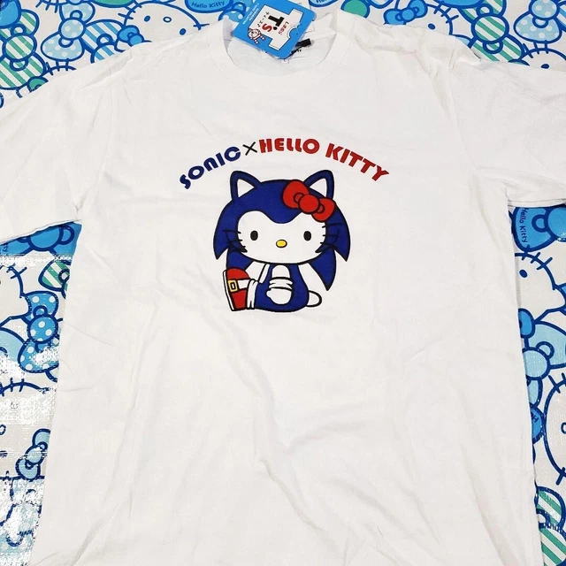 SONIC X HELLO Kitty Collaboration T-shirt L size Japan
