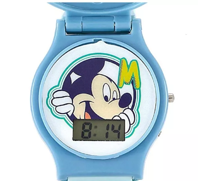 Disney Mickey Mouse Reloj Niños Intercambiable Cabeza Azul Digital