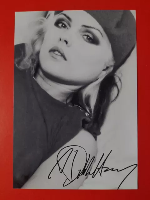 Debbie Harry Blondie Signed  Autographed Photo