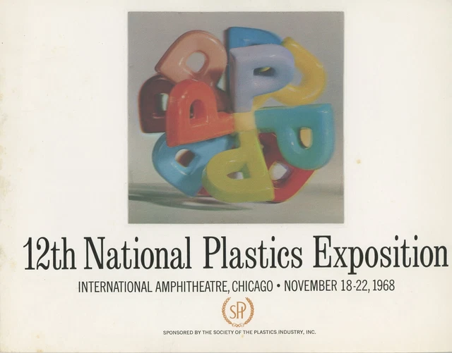 12'TH NATIONAL PLASTICS Expo 1968 VariVue Brochure and Lenticular 3D
