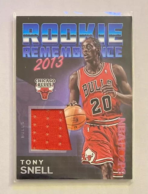 Tony SNELL 2016-17 Panini NBA HOOPS Rookie Remembrance #34 RC Bulls JERSEY MEMO