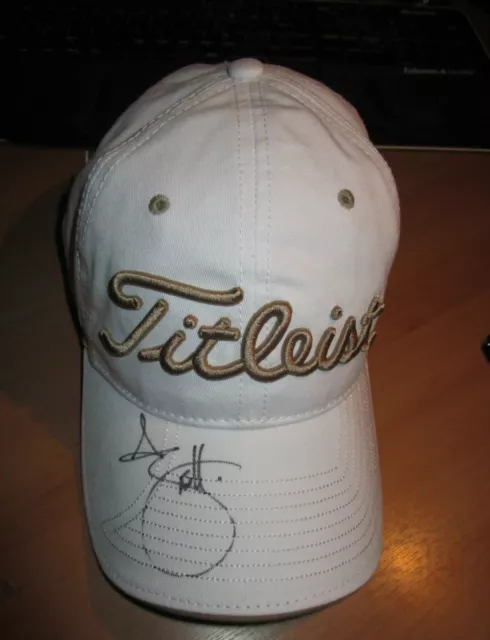 Adam Scott Hand Signed Titliest Golf Cap + Photo Proof C.o.a