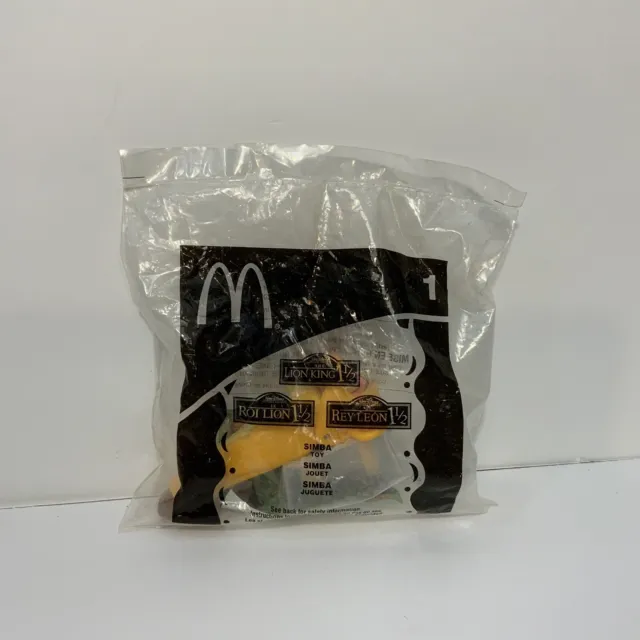 Vintage McDonald's Happy Meal Toy 2003/2004 The Lion King 1 1/2 #1 Simba Disney