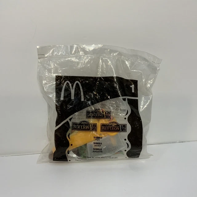 Vintage McDonald's Happy Meal Toy 2003/2004 The Lion King 1 1/2 #1 Simba Disney