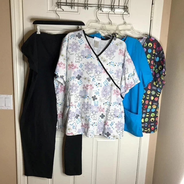SB Scrubs & ScrubStar Women's Uniform Scrub Pants and Tops Lot ~ Size 2XL