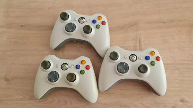 Manette Sans Fil Officielle Microsoft Xbox 360 BLANCHE