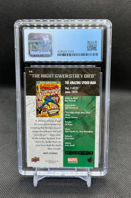 Marvel Beginnings Ser II Breakthrough Issues B-46 Amazing Spider-Man 121 CGC 9.5 2
