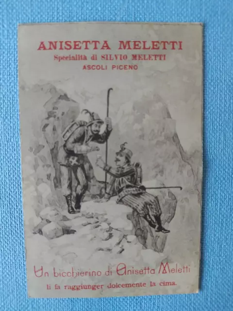 Liquore Anisetta Meletti Ascoli Piceno Antico Pubblicitario Original Advertising