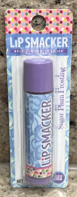 Lip Smacker Sugar Plum Frosting Lip Balm 0.14 Oz New