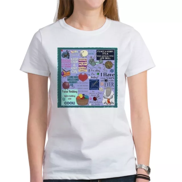 CafePress Nifty Knitters Women's Value T Shirt Women's T-Shirt (842203170)