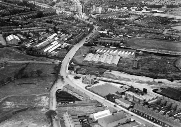 Sparkhill and Greet Birmingham from the south-east 1930 England OLD PHOTO