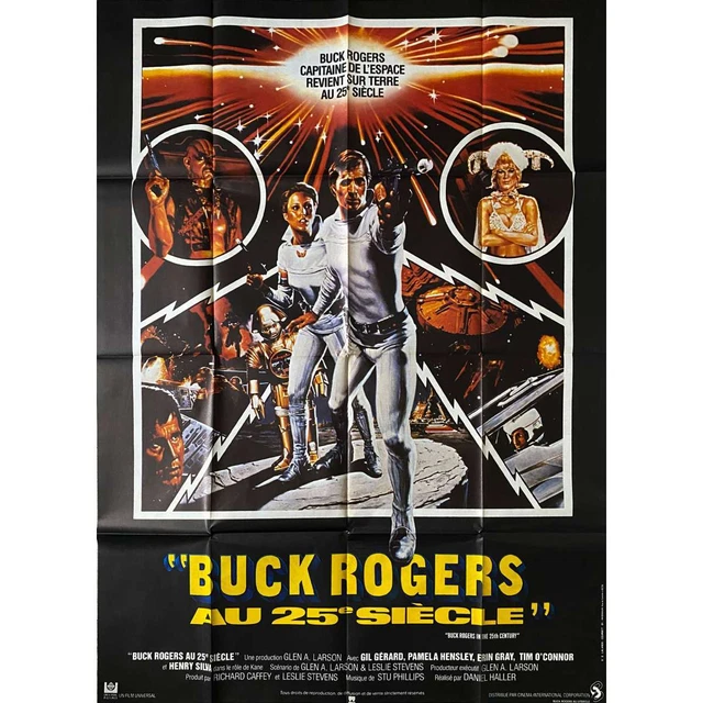 BUCK ROGERS Affiche de film  - 120x160 cm. - 1979 - Gil Gerard, Daniel Haller