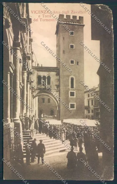 Vicenza città UMIDITA' cartolina MQ2826