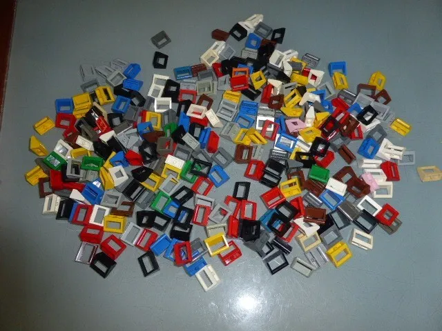 Lego Lot De + 300 Tuiles Ajourées, Arceau Coffre Voiture, Reference 2432