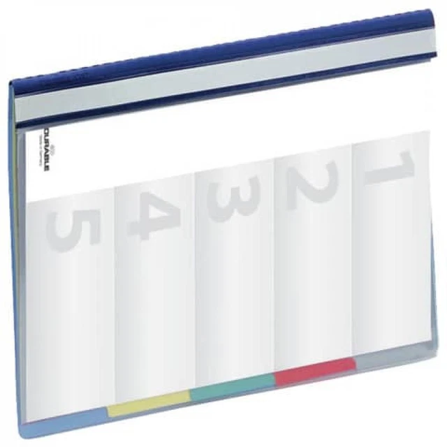 DURABLE Divisoflex 5-teiliger Hefter 1 Stück blau 255706 (4005546269108)