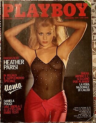Playboy Edizione Italiana Novembre 1979           Fantastico con Heather Parisi
