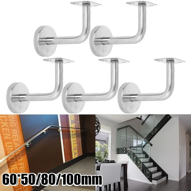 Soporte de pared para pasamanos de acero inoxidable para escalera soporte para pasamanos bannister a la venta