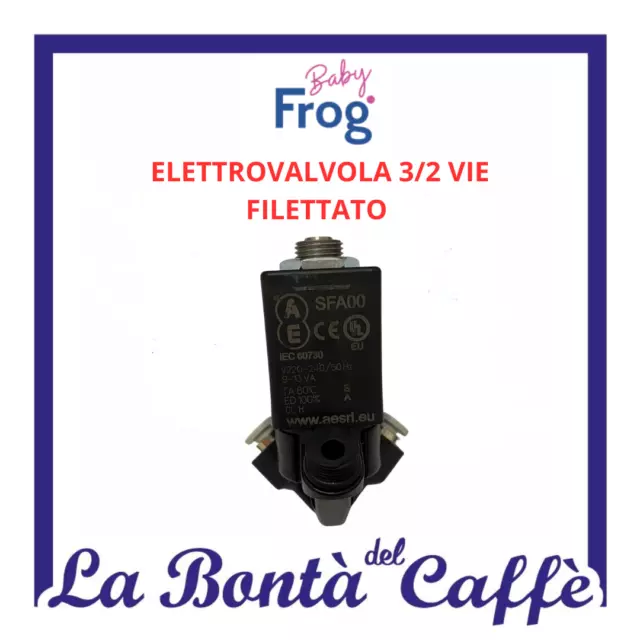 Ricambio Originale  Elettrovalvola 3/2 Vie Filettato X Macchina Caffe' Baby Frog