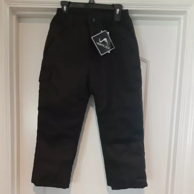 Vertical 9 Girls / Boys Unisex Black Snow Pants XS 6 - 7 $54 BNWT