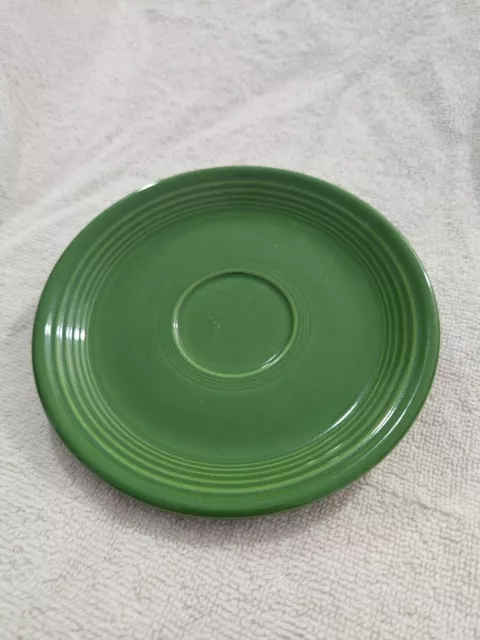 Vintage (1951-1959) Fiestaware Forest Green Saucer - Fiesta Ware 6" diameter