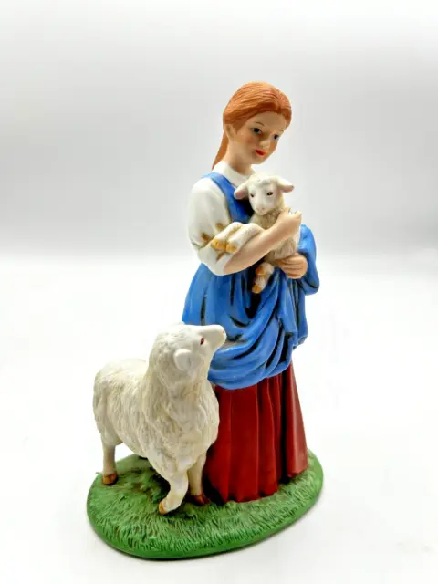 Lovely Vintage "The Shepherd's Daughter" Figurine Homco: 8870 Home Interiors