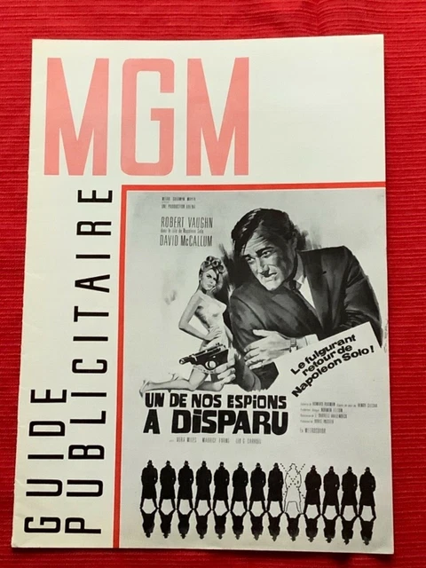 Dossier de presse »UN DE NOS ESPIONS À DISPARU »1966-Robert VAUGHN- Mc CALLUM