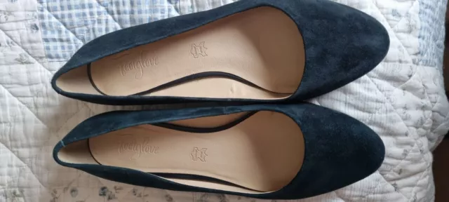 Navy Marks And Spencer Flat Shoes Size 6