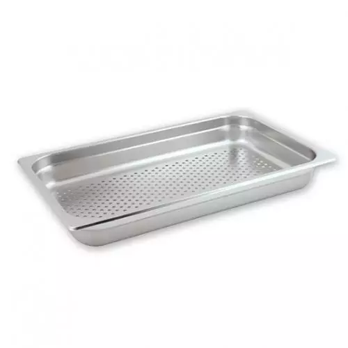 Bain Marie Tray / Steam Pan / Gastronorm Perforated 1/1 Size 65mm Deep