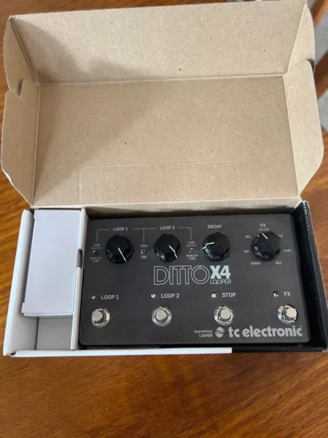 TC Electronic Ditto X4 Looper Stereo Guitar Effects Pedal $350 2