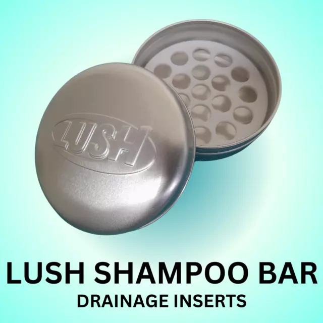 Üppige Shampoo Bar Dose Drainer Einsätze 3 Stck. Haarkosmetik Organizer Seifenschale