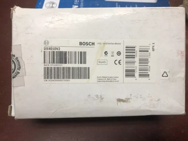 Nib Bosch Dx4010V2 Usb Serial Interface Module. Rps. Conettix