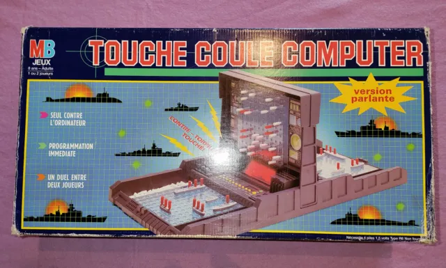 jeu de société - TOUCHE COULE computer électronique - MB - complet - bon état