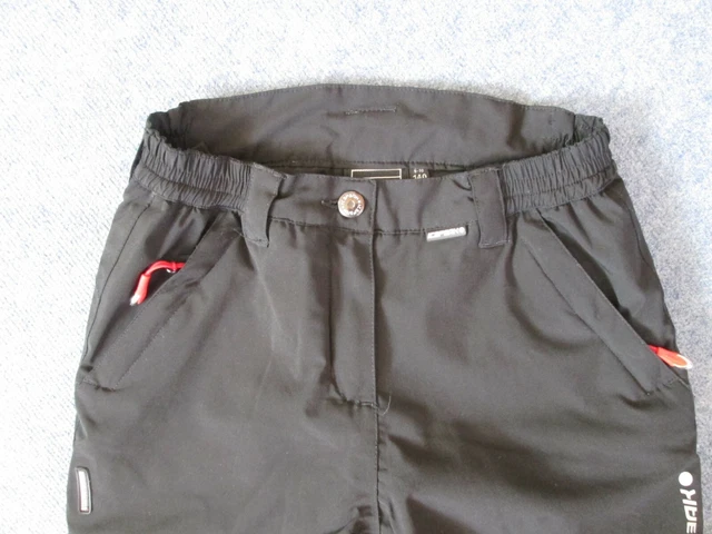Schwarze Schneehose Unisex  von ICEPEAK  hochfunktionell  Gr. 140 / Alter 9 - 10