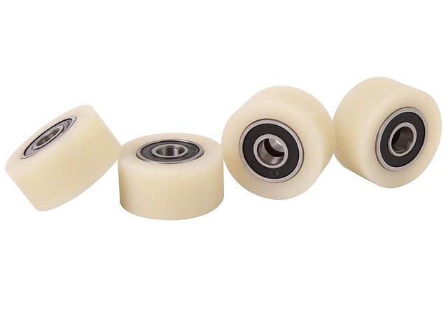 Lot de 4 roues en nylon polyamide - Diamètre : 40 mm - Largeur : 20 -...