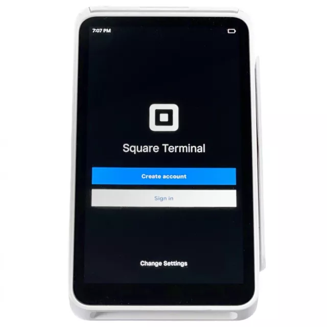 Square Terminal Credit Card Payment White For USA - Unit Only