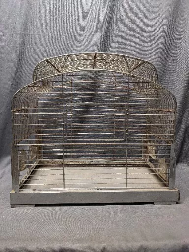 Rare Antique Genykage Bird Cage 16 W 15 T 10 D