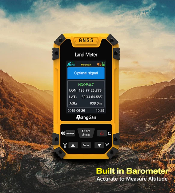 GPS LAND METER Accuracy GNSS receiver Survey Equipment Slope Area