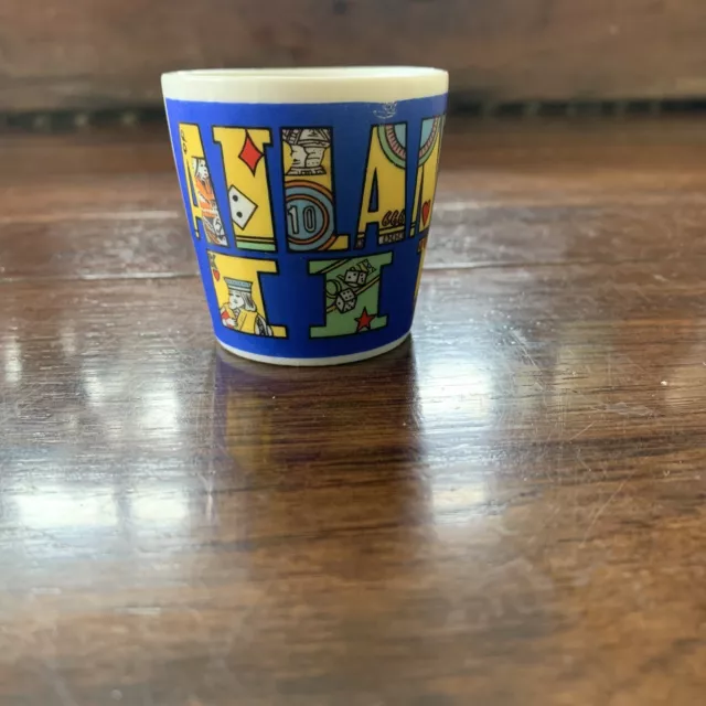 Atlantic City New Jersey Shot Glass Gambling Souvenir