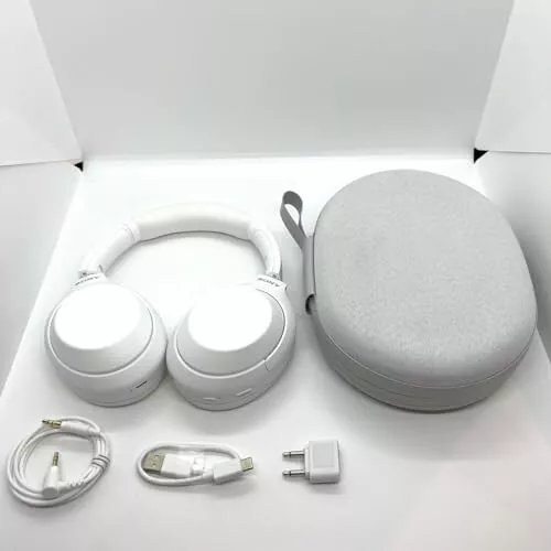 SONY Wireless Noise Canceling Headphones WH-1000XM4 Silent White Limited Color