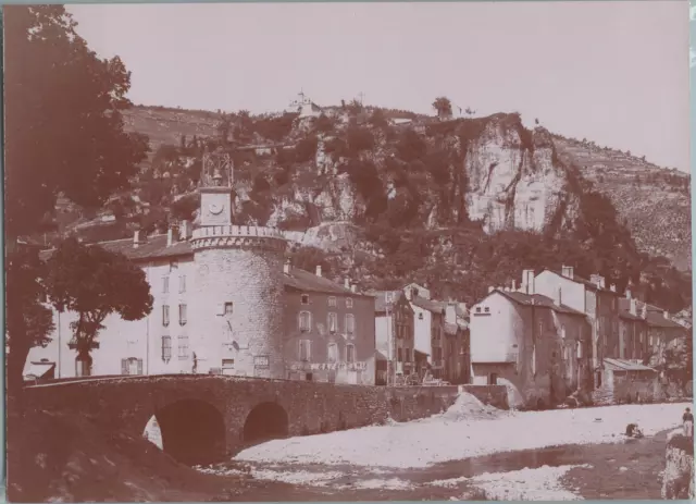 France, Lozère, Meyrueis, vallée de la Jonte Vintage print, tirage d&#039;époque