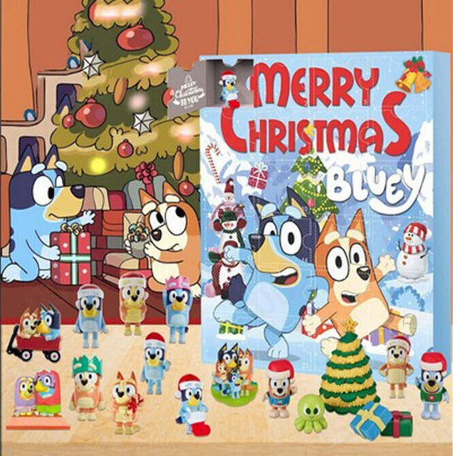 CHRISTMAS BLUEY ADVENT Calendar Christmas CountdownCalendar Contains