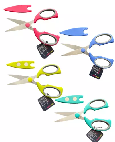 Colourworks Soft Grip Stainless Steel Multipurpose Kitchen Scissors