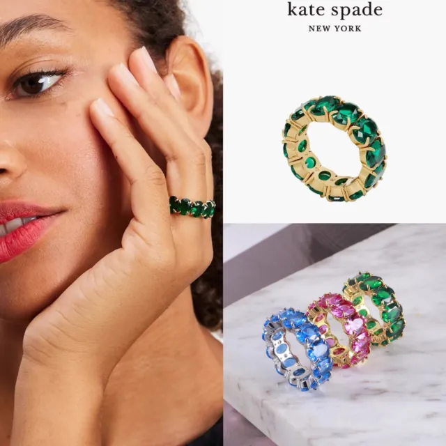 NWT Kate Ks Spade Candy Shop Crystal Ring size 8/7/6