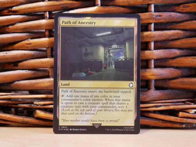 MTG Path of Ancestry 0807 | SURGE FOIL | NM Near Mint | Fallout | 2024