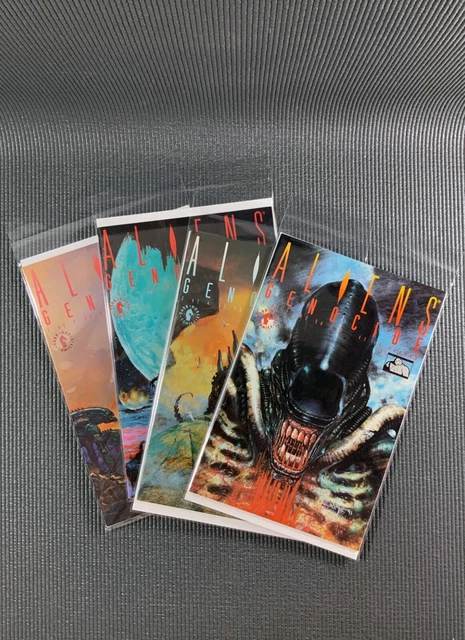 Aliens: Genocide #1-4 (1 2 3 4) Complete Full Series Set 1991 Dark Horse Comics