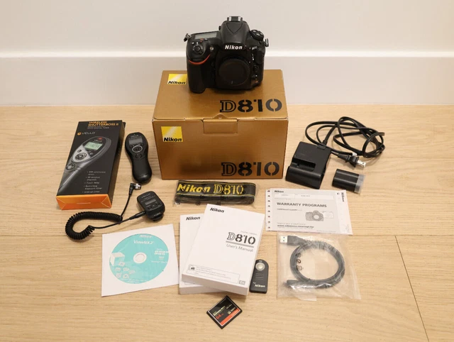 Nikon D810 36.3MP Digital DSLR Camera in great condition with accessories