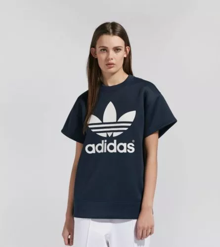 New Adidas Originals Women's short sleeve top by HYKE/ Sweatshirt /RRP £110