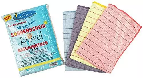 AQUA CLEAN Sonnenschein Royal Geschirrtücher 4er Set